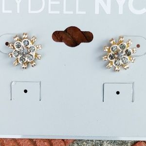 Gold Crystal Earrings